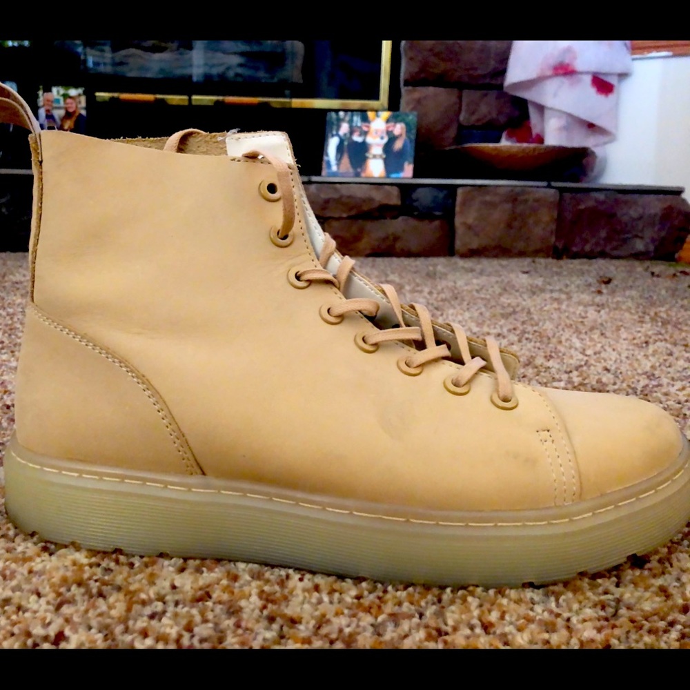 Dr. Martens tan boots